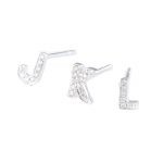 Kajal Naina Diamond Earring Letters