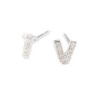 Kajal Naina Diamond Earring Letters