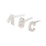 Kajal Naina Diamond Earring Letters
