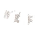 Kajal Naina Diamond Earring Letters