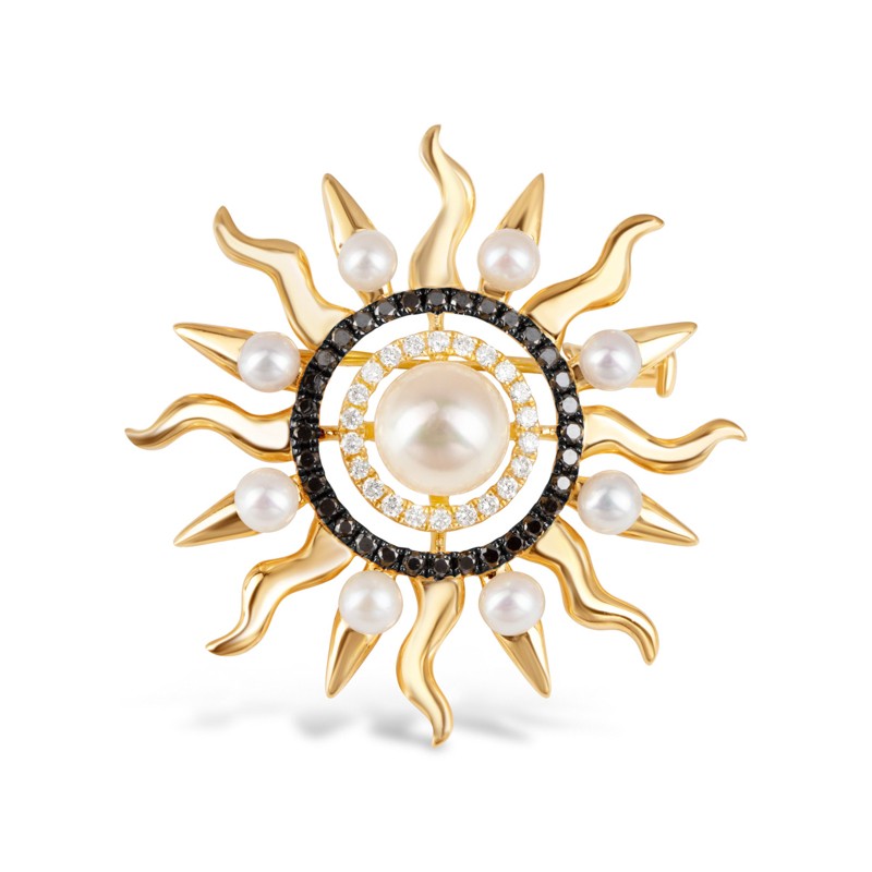 Sun Brooch and Pendant