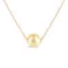 Golden Floating Pearl Necklace