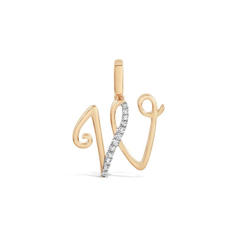 Cursive Letter Pendant