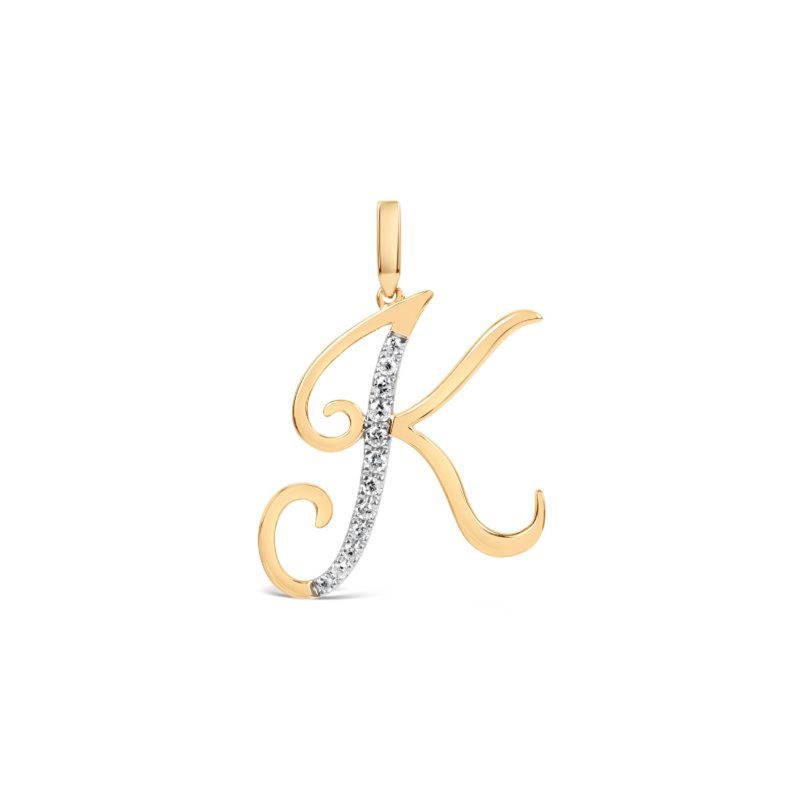 Cursive Letter Pendant