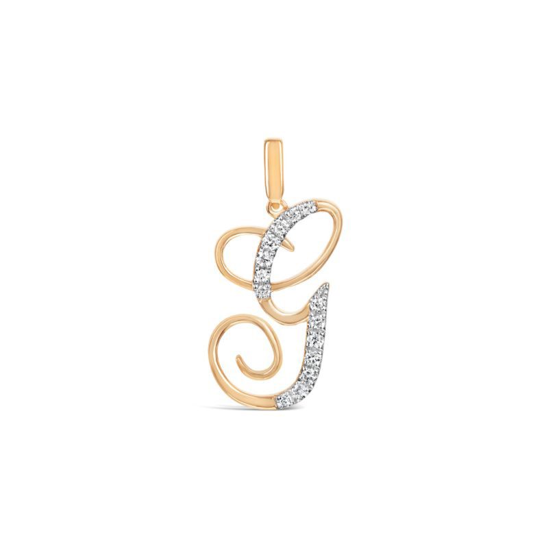 Cursive Letter Pendant