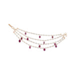Amira Gold And Pearl Hair Chain