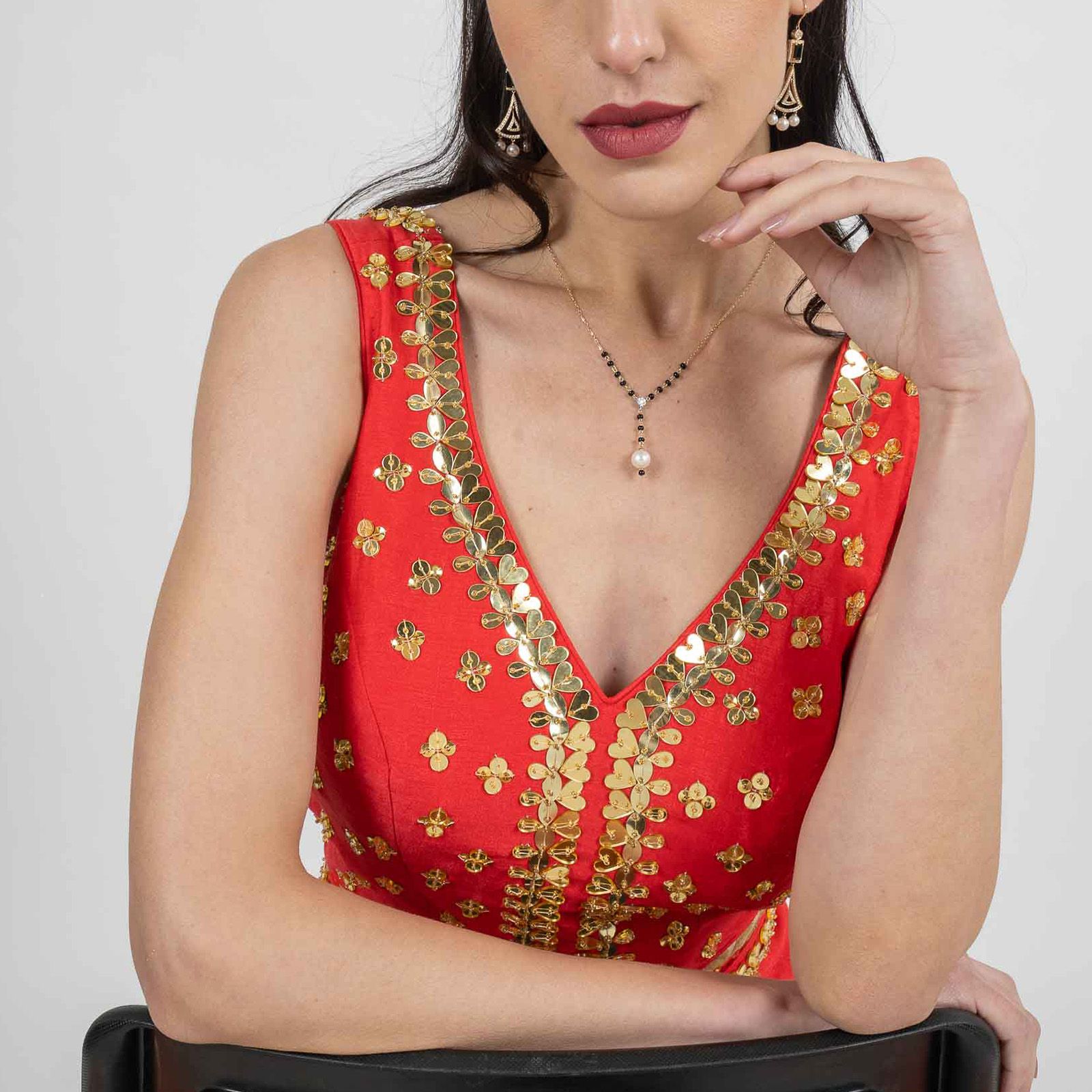 Shashi Diamond & Pearl Mangalsutra