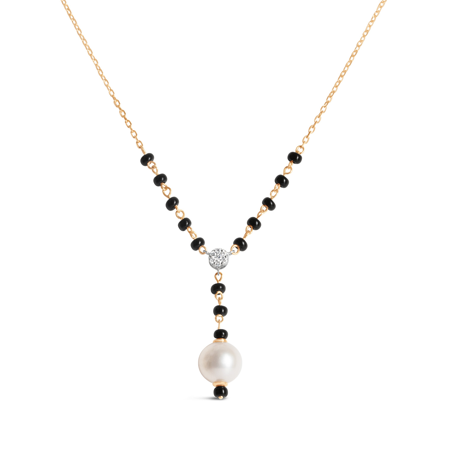 Shashi Diamond & Pearl Mangalsutra
