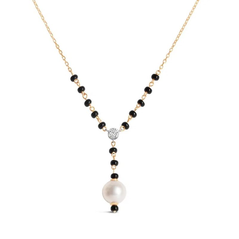 Shashi Diamond & Pearl Mangalsutra