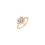Luminous Diamond Heart Ring