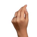 Luminous Diamond Heart Ring