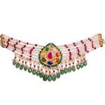 Navratna Polki Choker + Earring Set