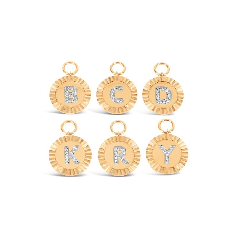 Coin Letter Pendant