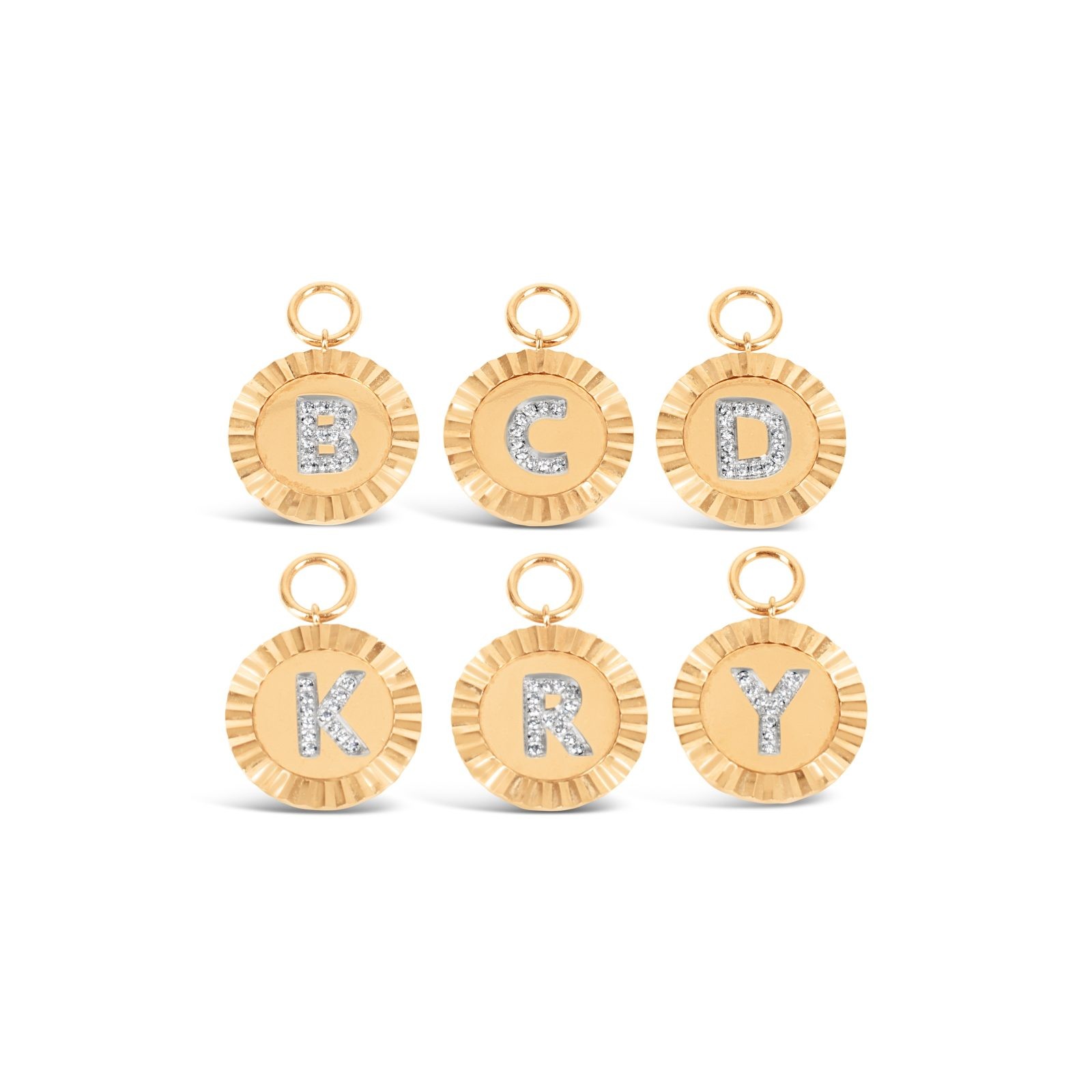 Coin Letter Pendant