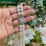 Double Oval Strands with Square Clasp