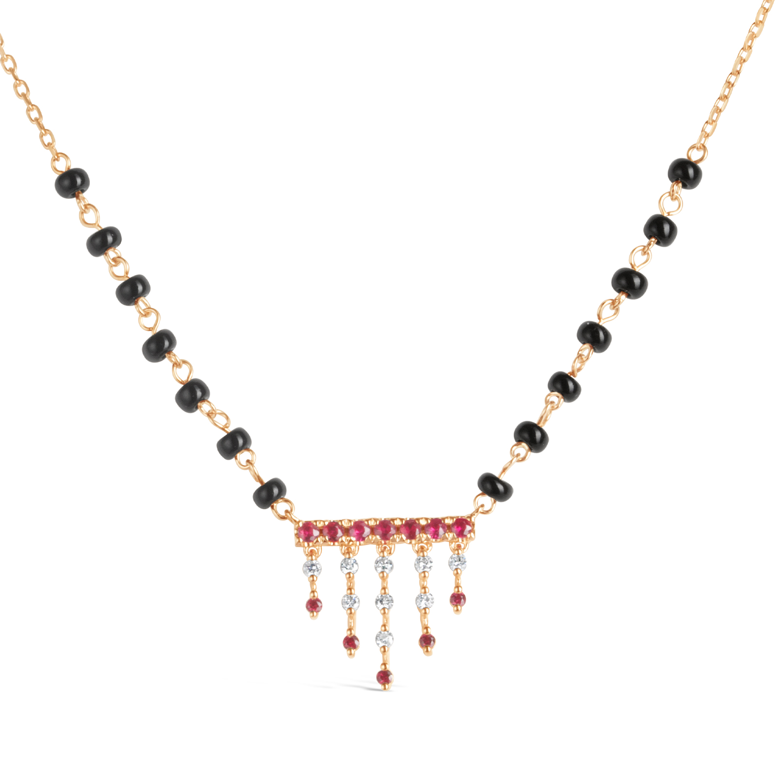 Sanu Jharana Mangalsutra (Ruby)