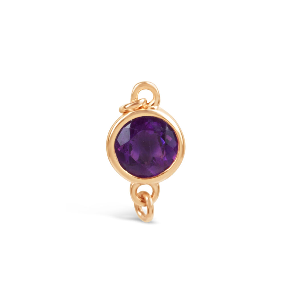 Mini Birthstone - Amethyst (February)