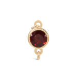 Mini Birthstone - Garnet (January)