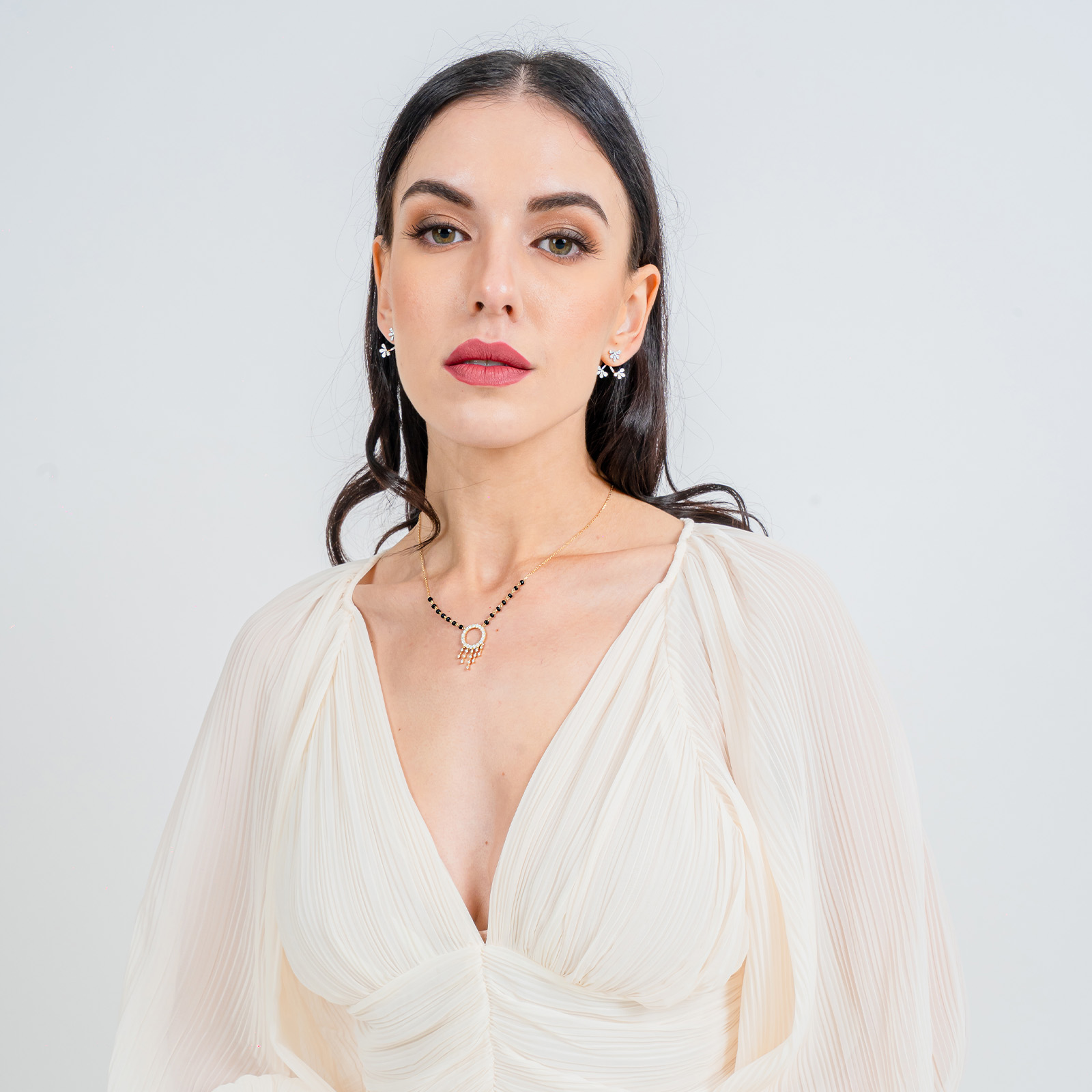 Mohini Full Diamond Mangalsutra