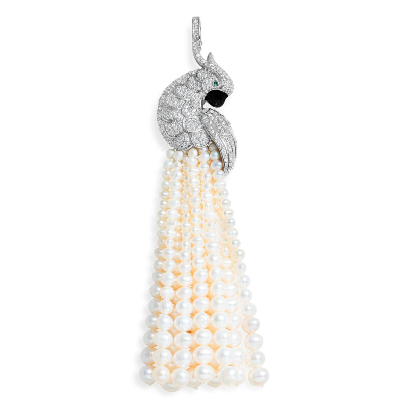 Cuckatoo Pearl Clasp Pendant