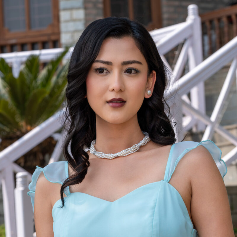 Emilia 5 Gedi Pearl Necklace