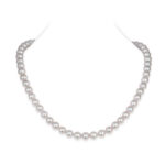 Akoya Silver Grey Pearl Necklace