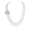 Blooming Gardenia Pearl Necklace / Double Strand