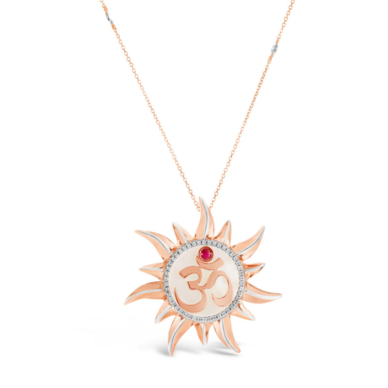 18K Glow - Sun Aum Necklace