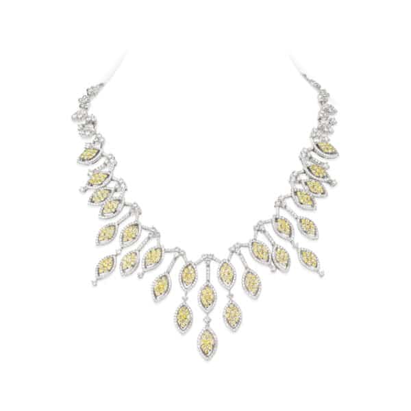 Glory Yellow Diamond Necklace