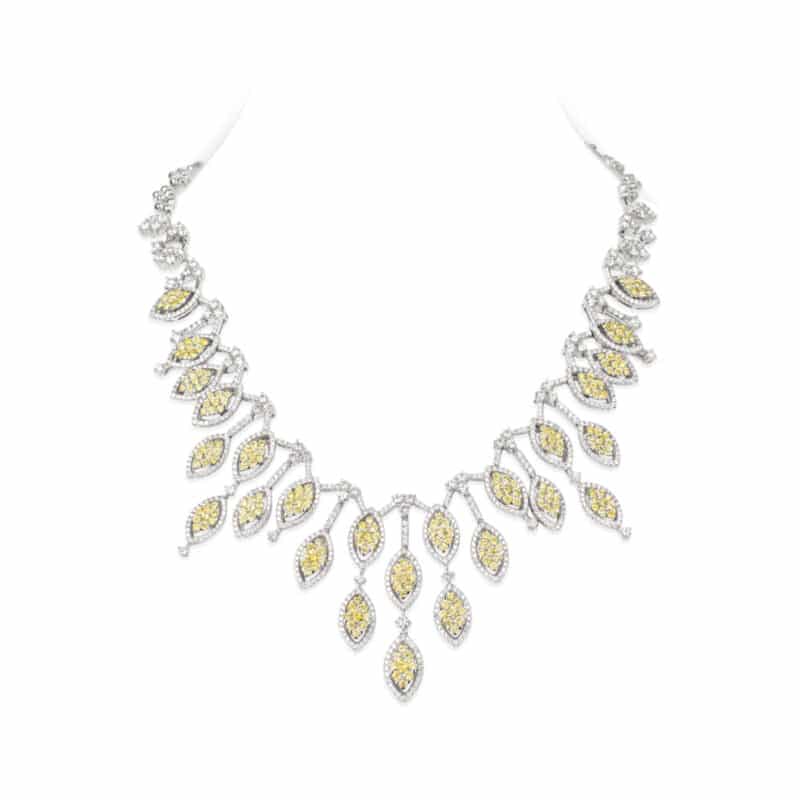 Glory Yellow Diamond Necklace