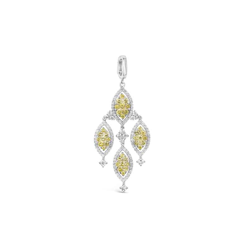 Glory Yellow Diamond Pendant