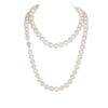 Mina Round Pearl Necklace/ Rope 40 inches