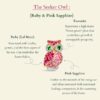 The Seeker Owl Earring (Ruby & Pink Sapphire)