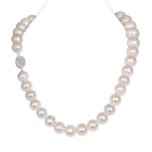 Mina Round Pearl Necklace/ Princess 17-18 inches