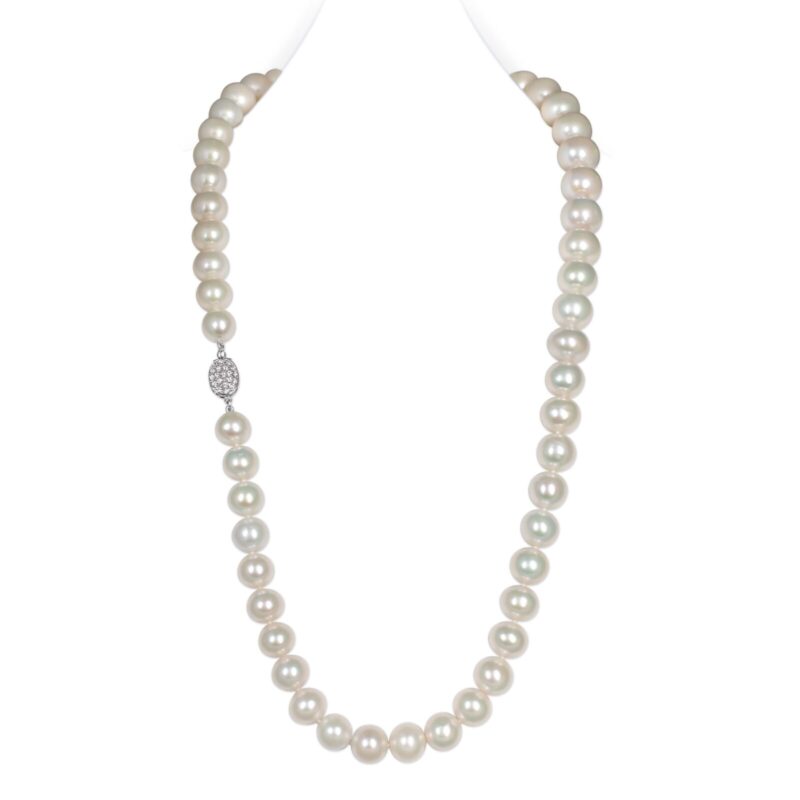 Mina Round Pearl Necklace/ Opera 26 inches