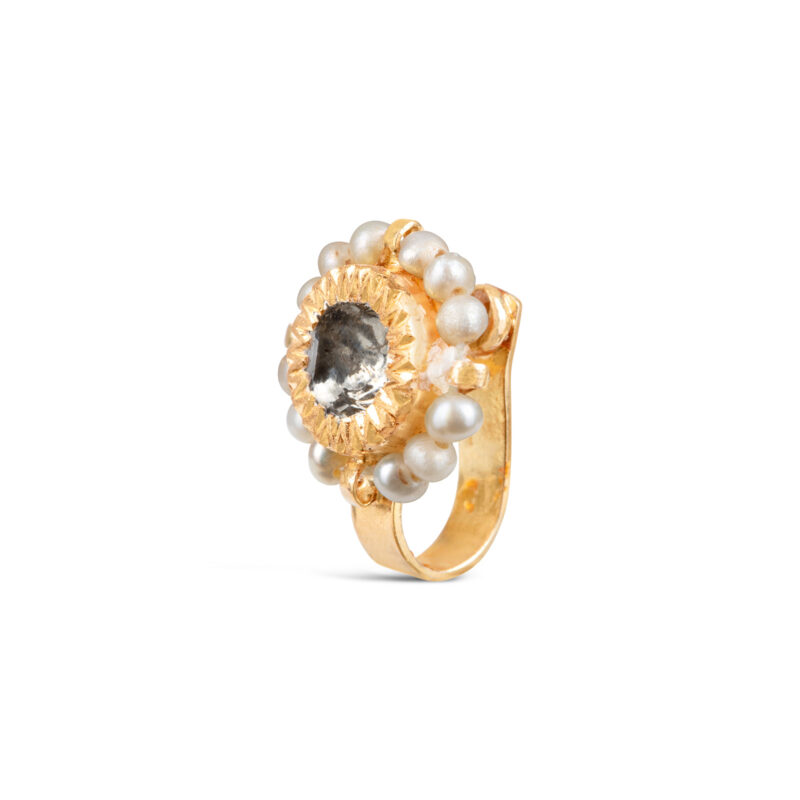 Aalia Diamond Nose Pin/ Nath/ Fuli