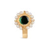 Aalia Green Nose Pin / Nath/ Fuli