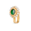 Aalia Green Nose Pin / Nath/ Fuli