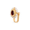 Aalia Red Nose pin / Nath/ Fuli