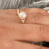 Anne Pearl & Diamond Ring