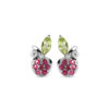 Ruby Apple Ear Studs