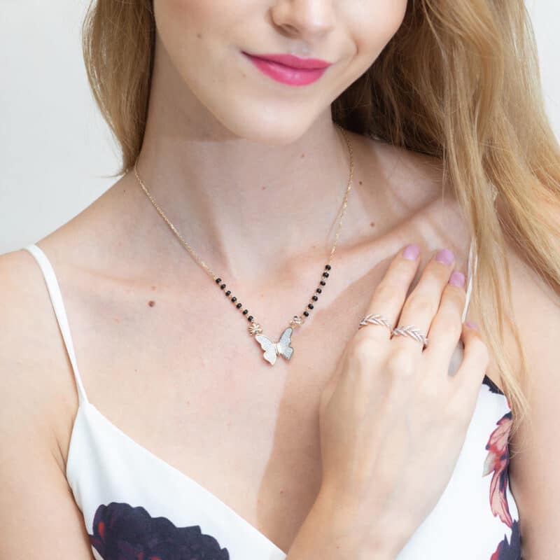 Asha Butterfly Mangalsutra