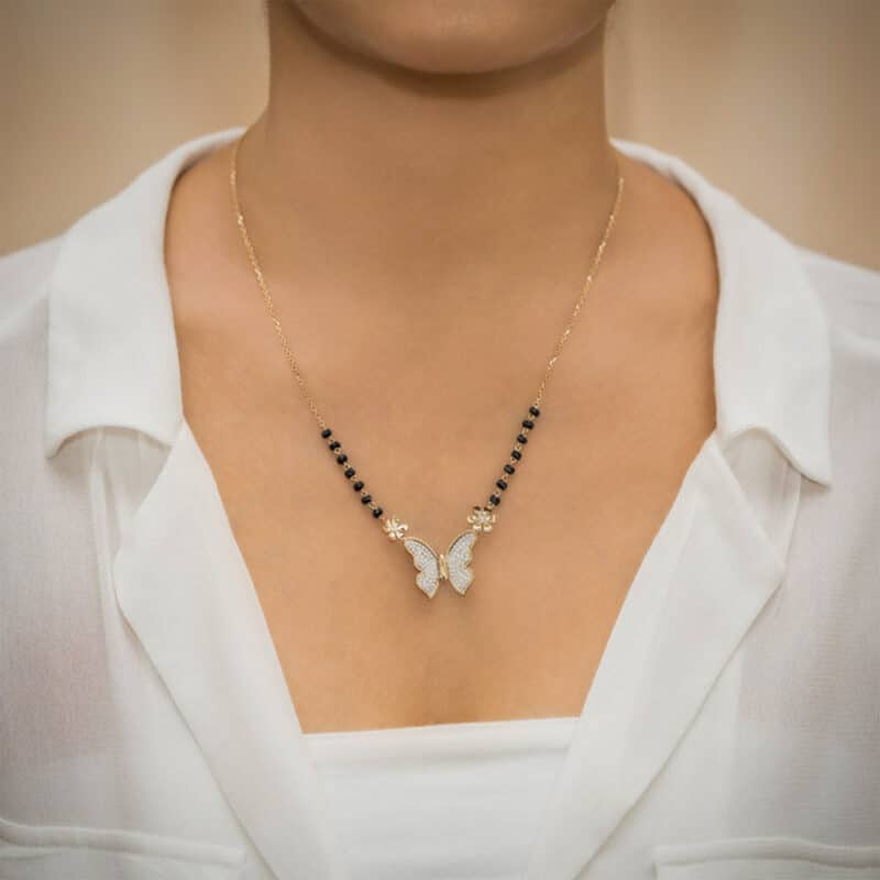Asha Butterfly Mangalsutra