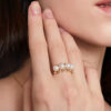 Ava Pearl and Diamond Ring