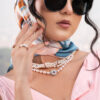 Ava Pearl and Diamond Ring