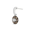 B/W Diamond  Dangler Earrings