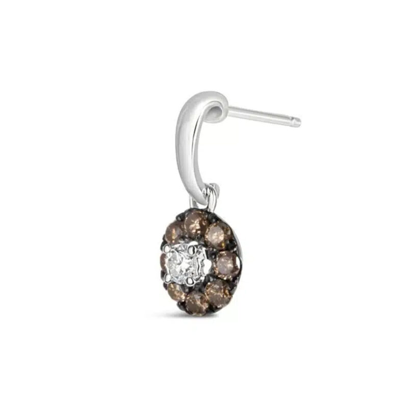 B/W Diamond  Dangler Earrings