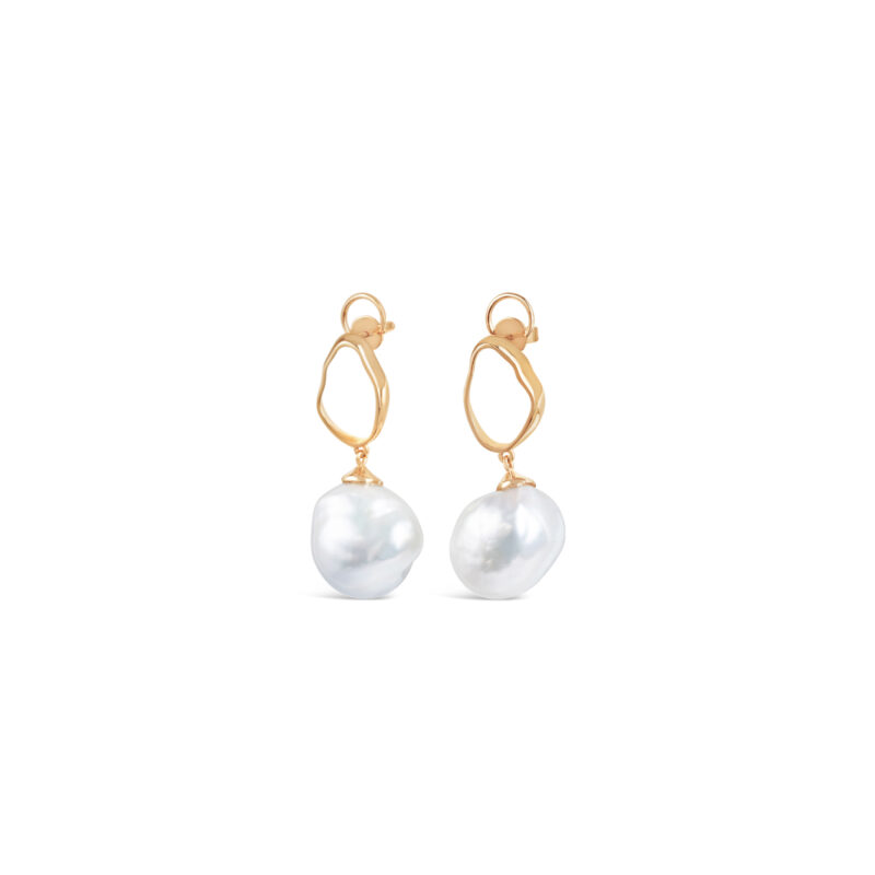 Baroque Queen Gold Earrings