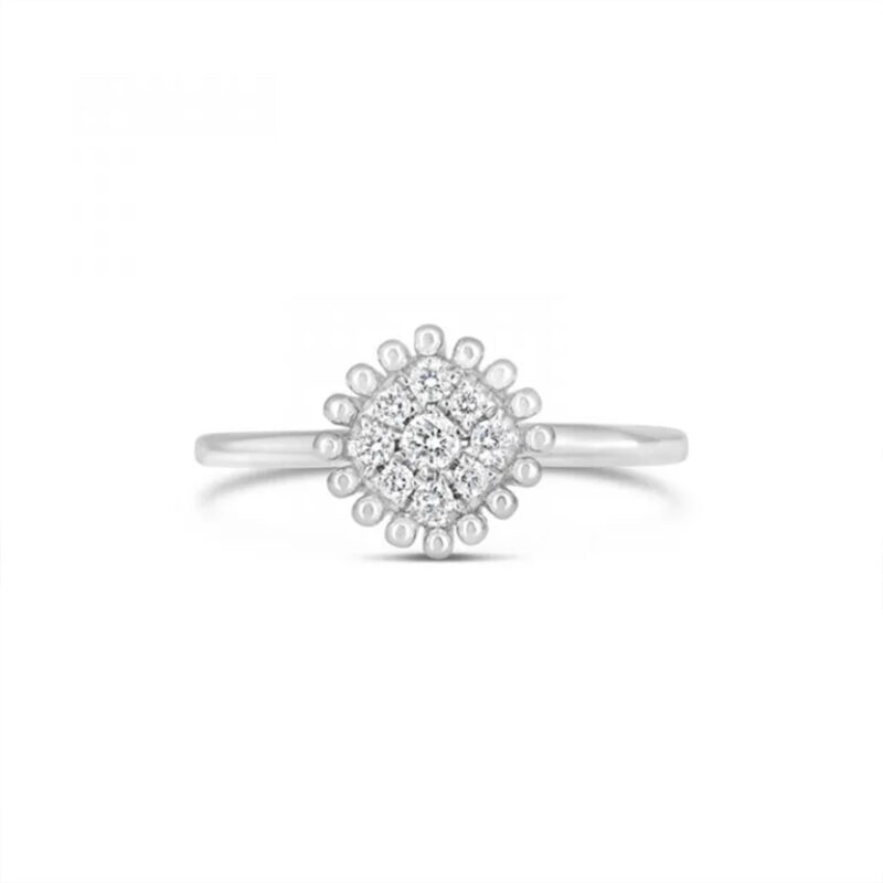 Bling Cushion Ring