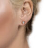 Bling Heart Earrings